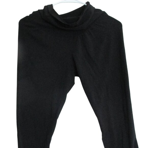 Motherhood Maternity Pull‎ On Skinny Leggings Womens Medium Black Elastic Pants - Picture 1 of 5